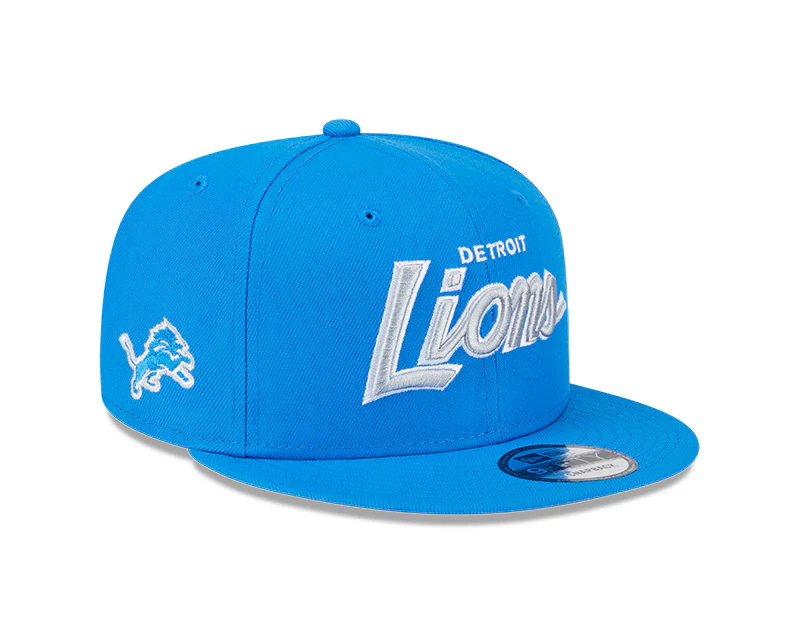 New Era Detroit Lions Main Script 9FIFTY Snapback Hat - Image 2
