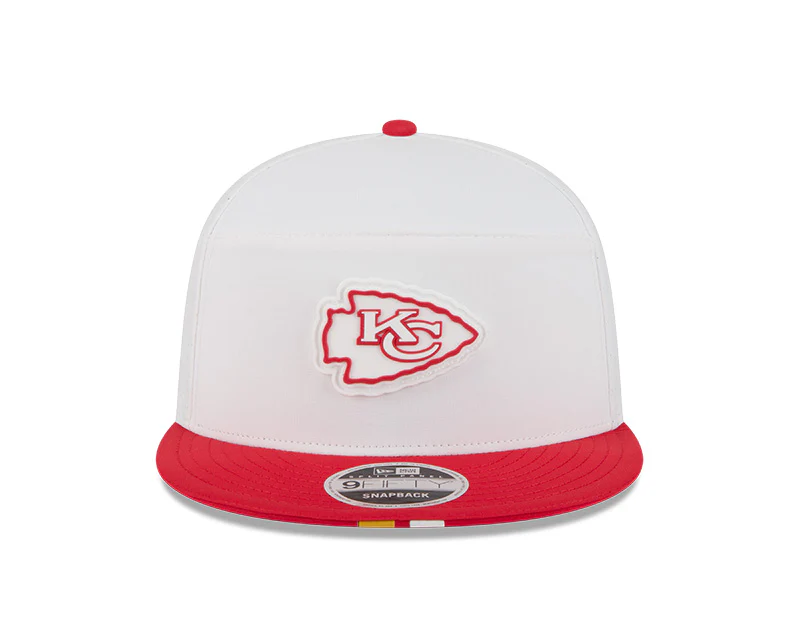 New Era Kansas City Chiefs 2025 Training Split Panel 9FIFTY Snapback Hat - Image 2