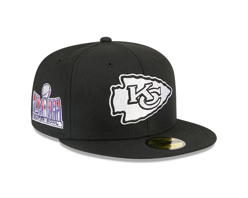 New Era Kansas City Chiefs Alpha Industries Black 59FIFTY Fitted Hat - Image 2