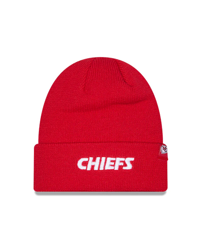 New Era Kansas City Chiefs Deceptor Cuff Knit Beanie - Image 3