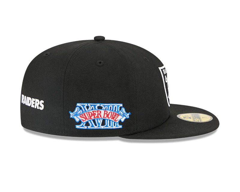 New Era Las Vegas Raiders Alpha Industries Black 59FIFTY Fitted Hat - Image 6