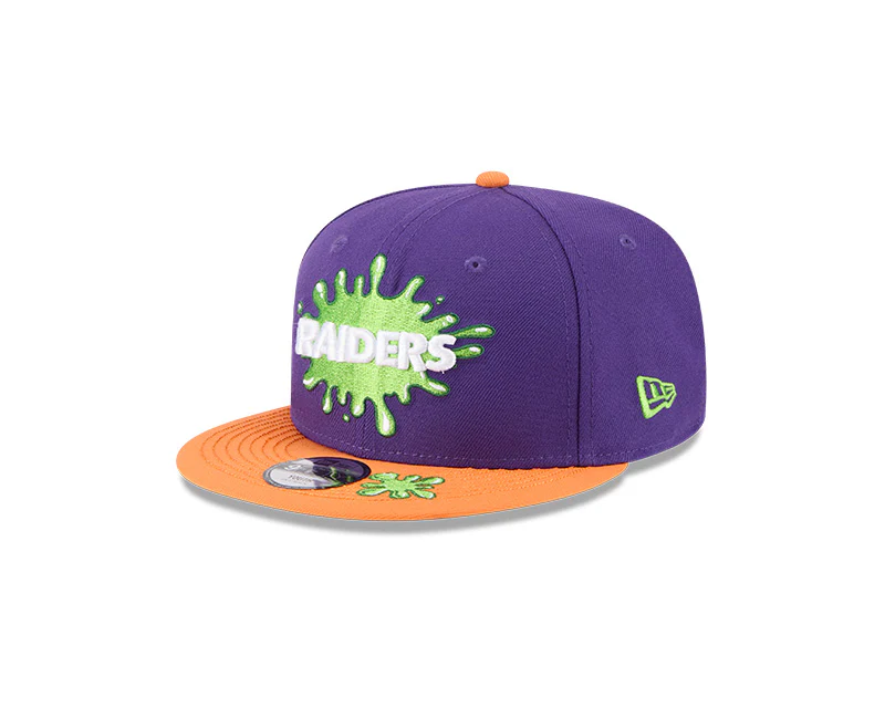 New Era Las Vegas Raiders Kids Nickelodeon Slime 9FIFTY Snapback Hat
