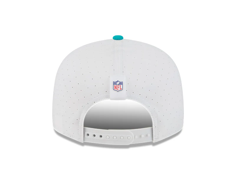 New Era Miami Dolphins 2025 Training Split Panel 9FIFTY Snapback Hat - Image 4