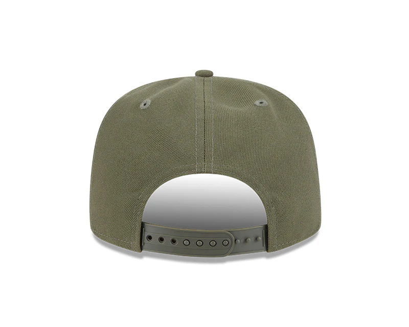 New Era Minnesota Vikings Olive Color Pack A-Frame 9FIFTY Snapback Hat - Image 5