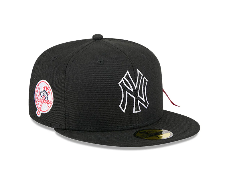 New Era New York Yankees Alpha Industries Black 59FIFTY Fitted Hat - Image 2
