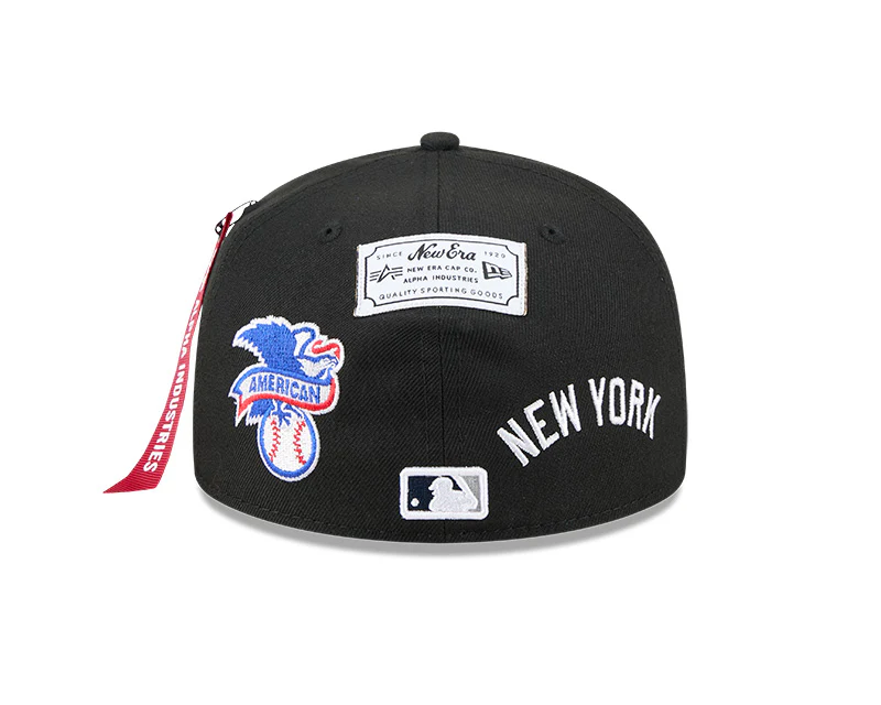 New Era New York Yankees Alpha Industries Black 59FIFTY Fitted Hat - Image 5