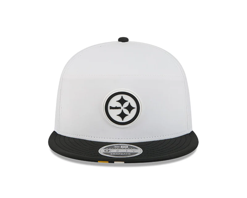 New Era Pittsburgh Steelers 2025 Training Split Panel 9FIFTY Snapback Hat - Image 2