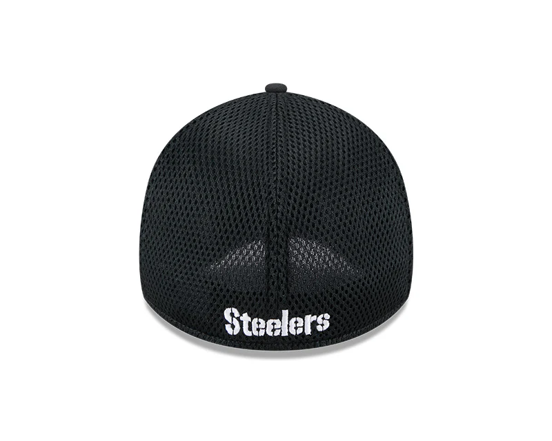 New Era Pittsburgh Steelers Black Main Neo 39THIRTY Flex Hat - Image 5