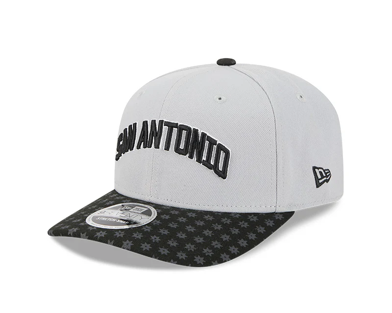 New Era San Antonio Spurs Statement Edition 9SEVENTY Stretch-Snap Hat - Image 2