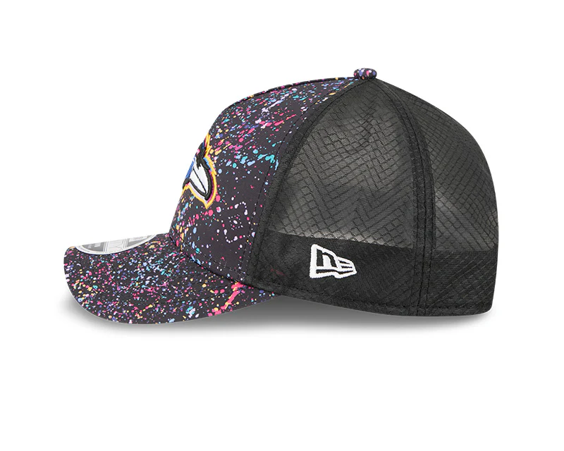 New Era Baltimore Ravens 2025 Crucial Catch 9FORTY M-Crown A-Frame Trucker Hat - Image 4