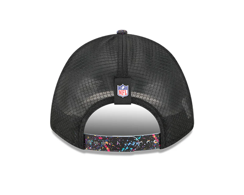 New Era Baltimore Ravens 2025 Crucial Catch 9FORTY M-Crown A-Frame Trucker Hat - Image 5
