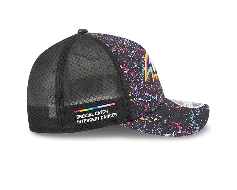 New Era Baltimore Ravens 2025 Crucial Catch 9FORTY M-Crown A-Frame Trucker Hat - Image 6