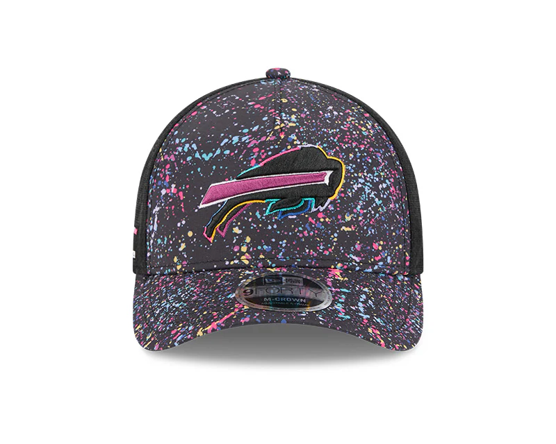 New Era Buffalo Bills 2025 Crucial Catch 9FORTY M-Crown A-Frame Trucker Hat - Image 3
