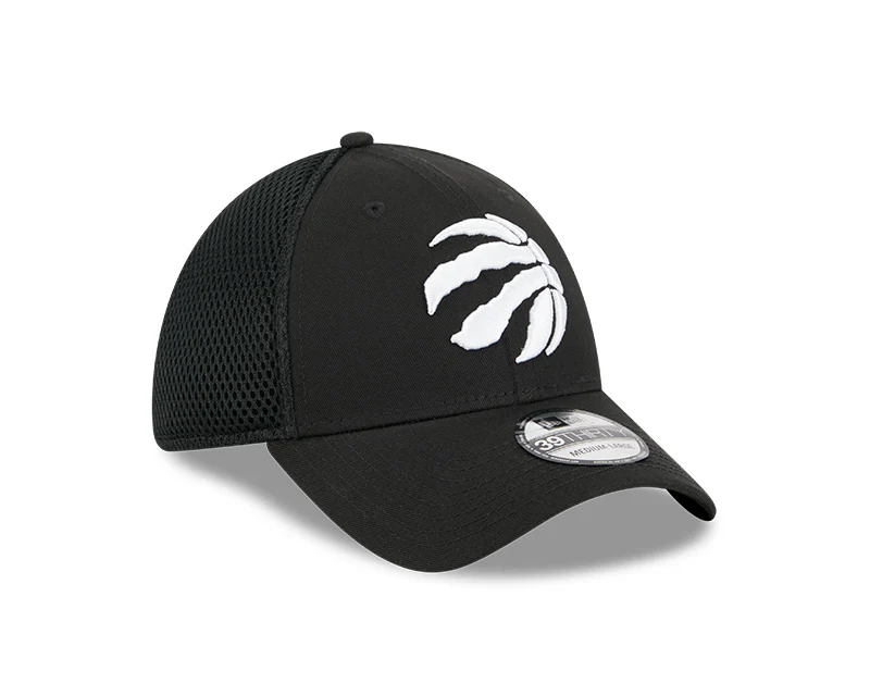 New Era Toronto Raptors Black Main Neo 39THIRTY Flex Hat - Image 2