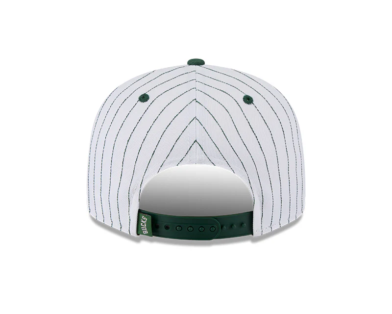 New Era Milwaukee Bucks Deceptor Pinstripe 9FIFTY Snapback Hat - Image 5