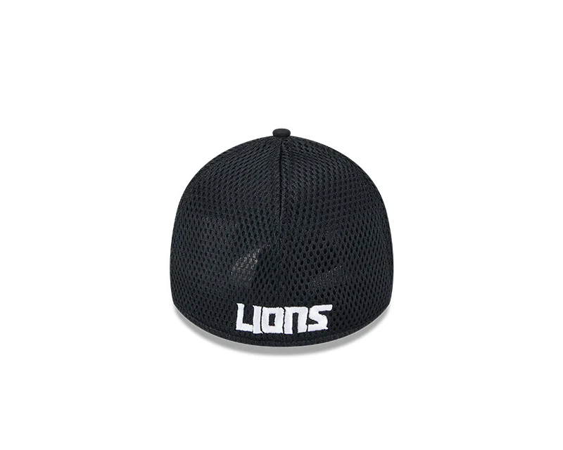 New Era Youth Detroit Lions Black Main Neo 39THIRTY Flex Hat - Image 5