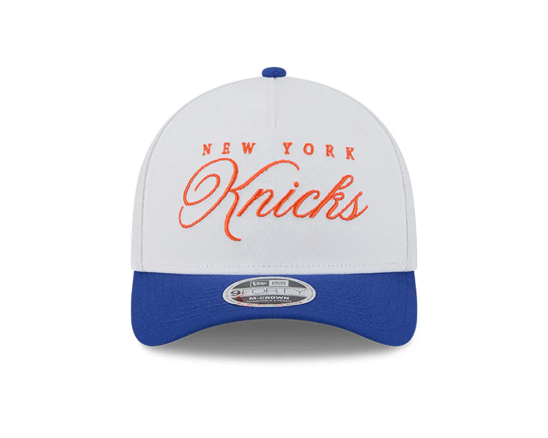 New York Knicks 2025 Draft 9FORTY M-Crown A-Frame Snapback - Image 3