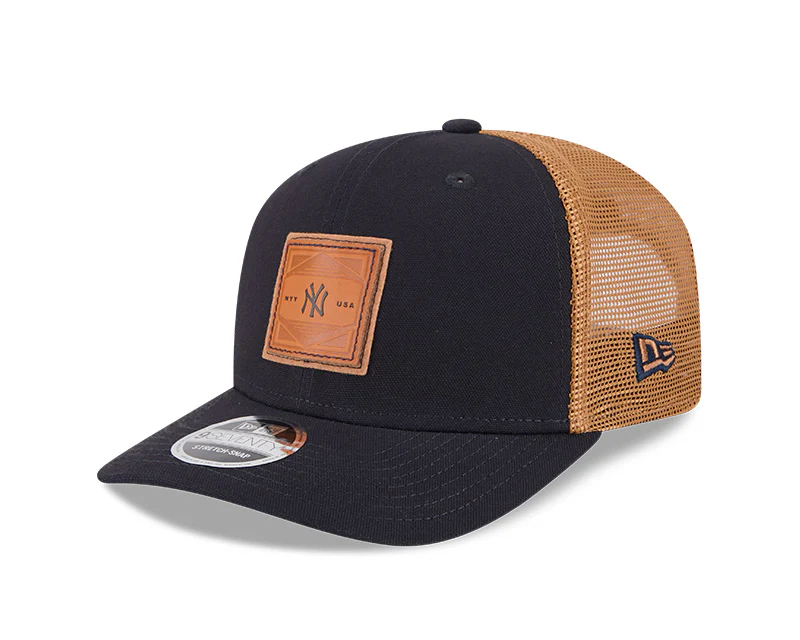 New York Yankees Debossed 9SEVENTY Stretch-Snap Trucker Hat