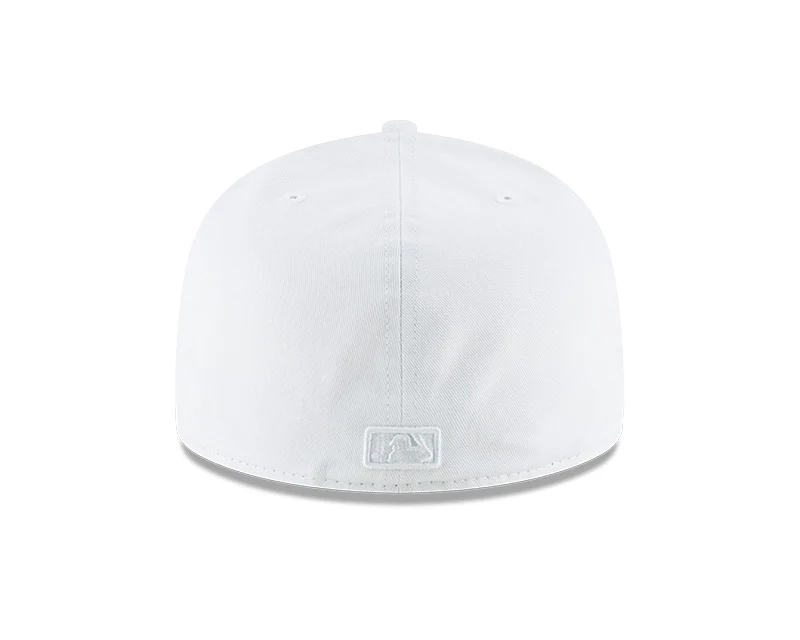 New York Yankees White/White 59FIFTY Fitted Hat - Image 4