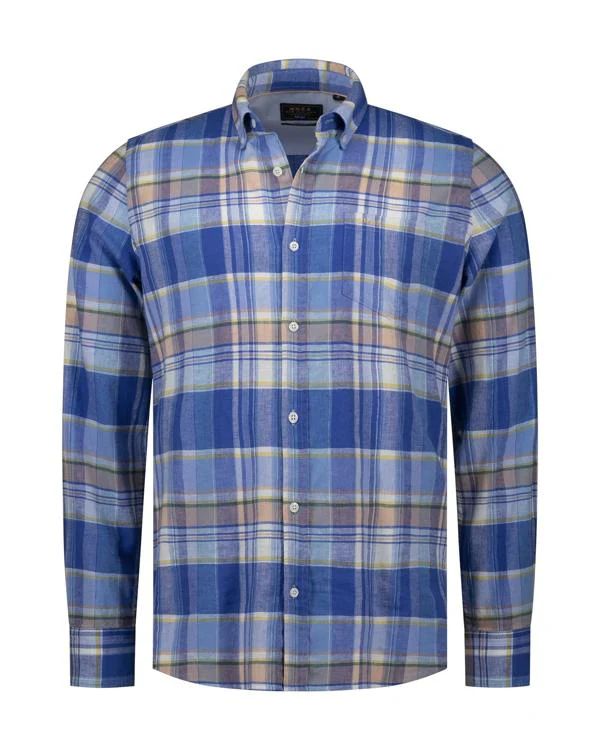 New Zealand Auckland Men's Linen Stretch Shirt