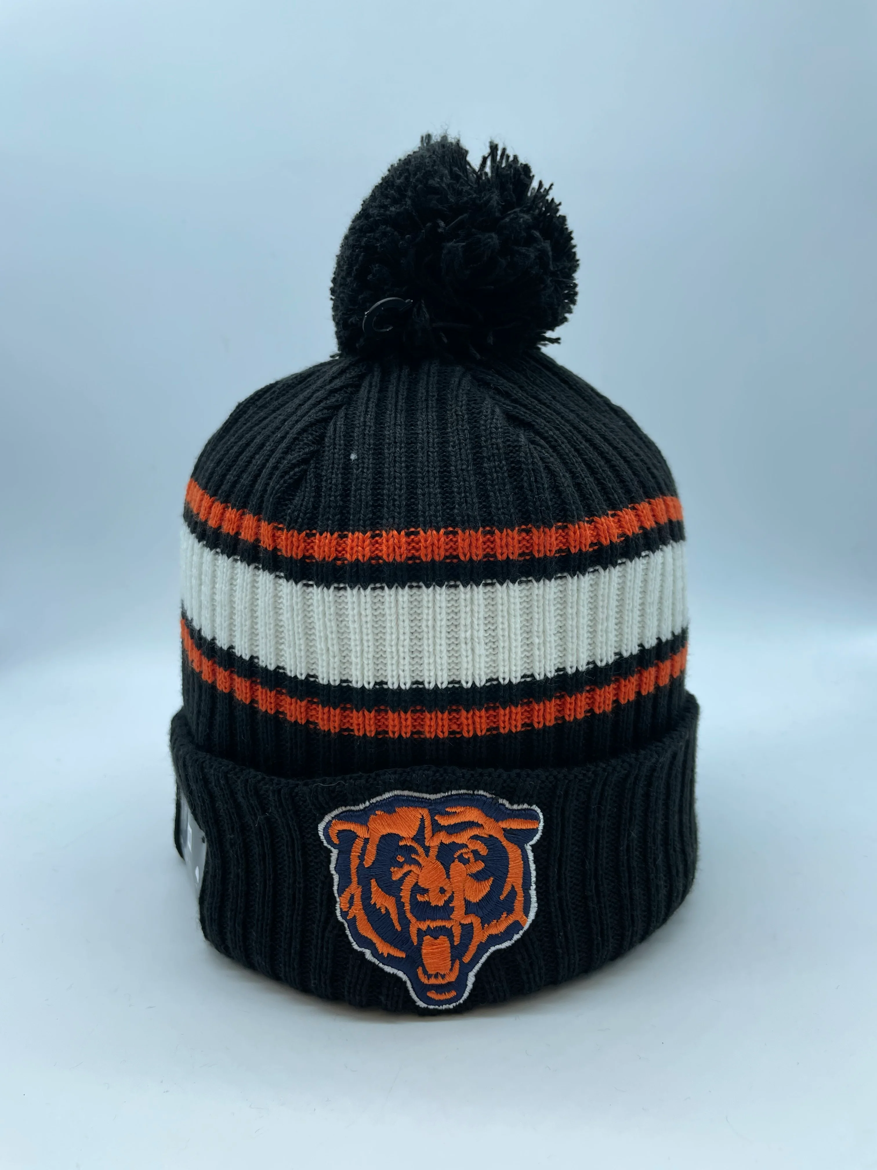 NFL Knitfold E3 Stripe Cuffed Pom Knit Toque - Image 6