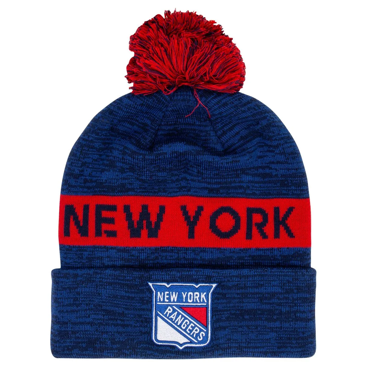 NHL Authentic Pro Rink Cuffed Knit Hat with Pom - Image 17