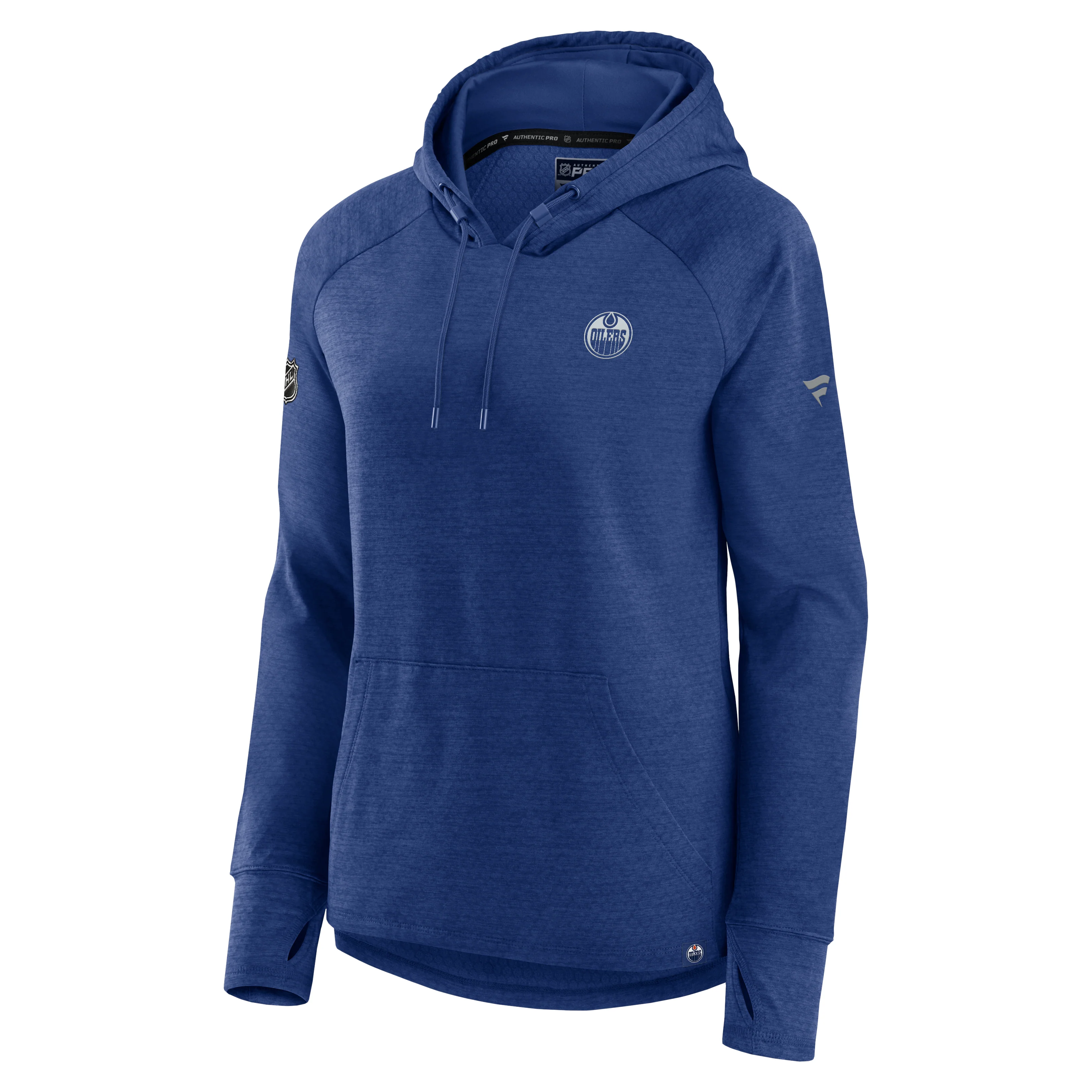 Edmonton Oilers Women's Road Long Sleeve GEO Fleece Hoodie - Image 2