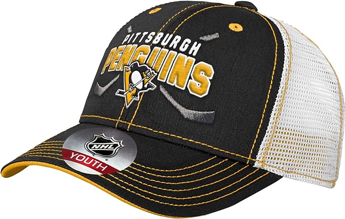 NHL Youth Lockup Meshback Adjustable Hat - Image 12