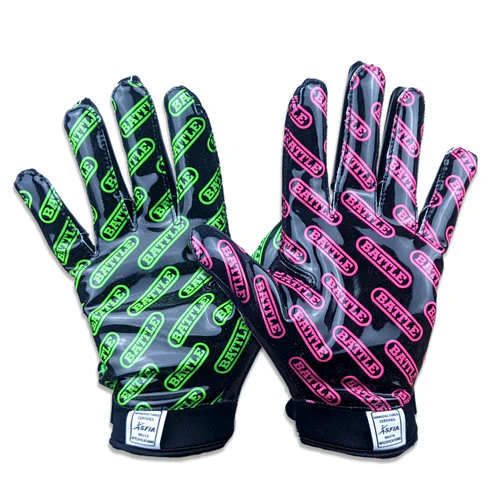 "Nightmare 2.0" Adult Cloaked Receiver Football Gloves - Image 2