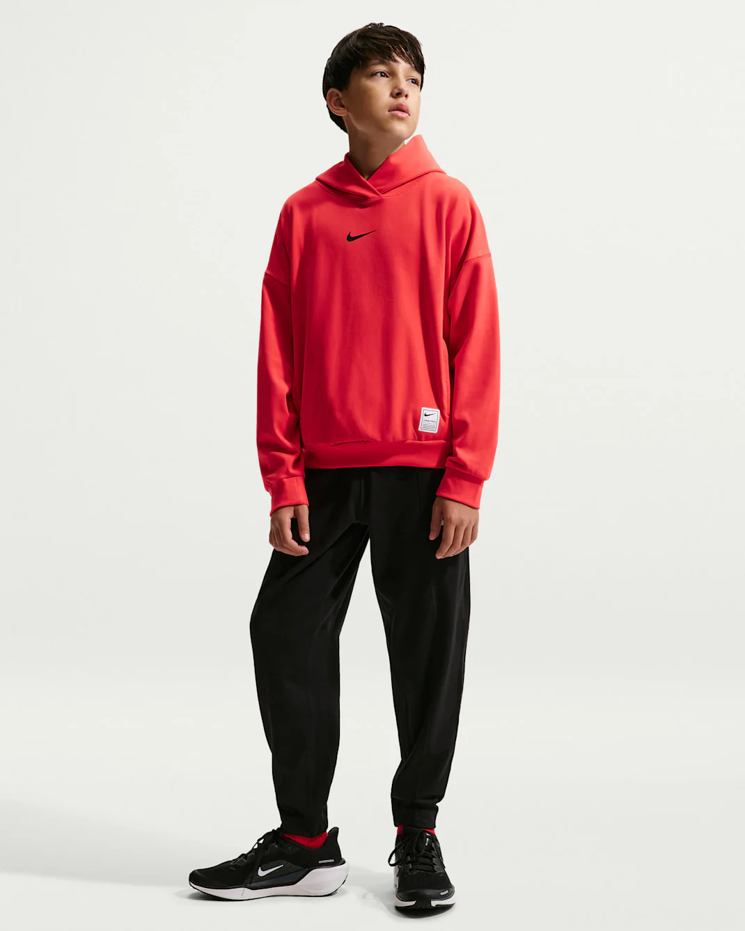 Nike Big Kids' Pro Dri-FIT Fleece Pullover Hoodie - Image 8