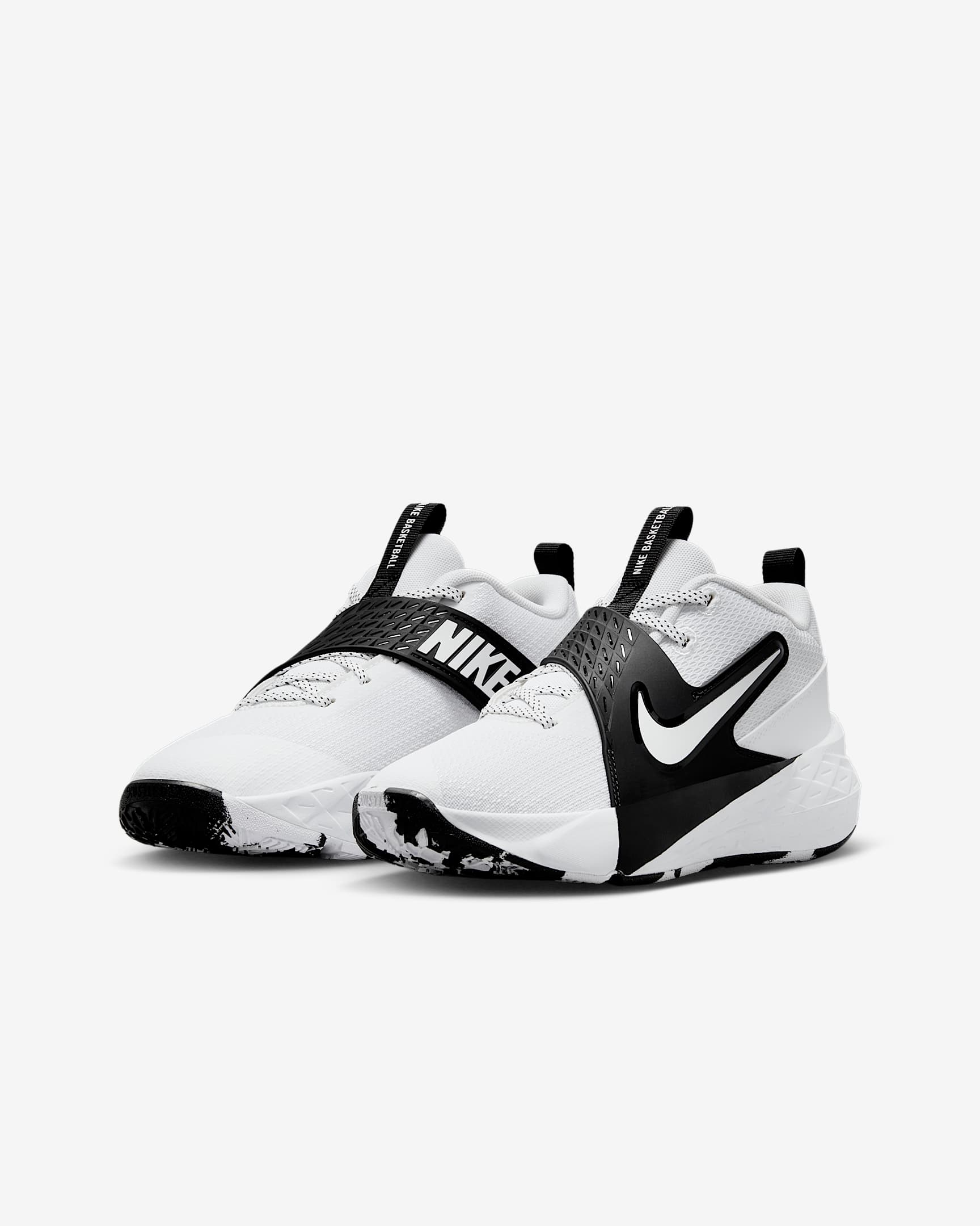 Nike Big Kids' Team Hustle D 12 Basketball Shoes - Image 3