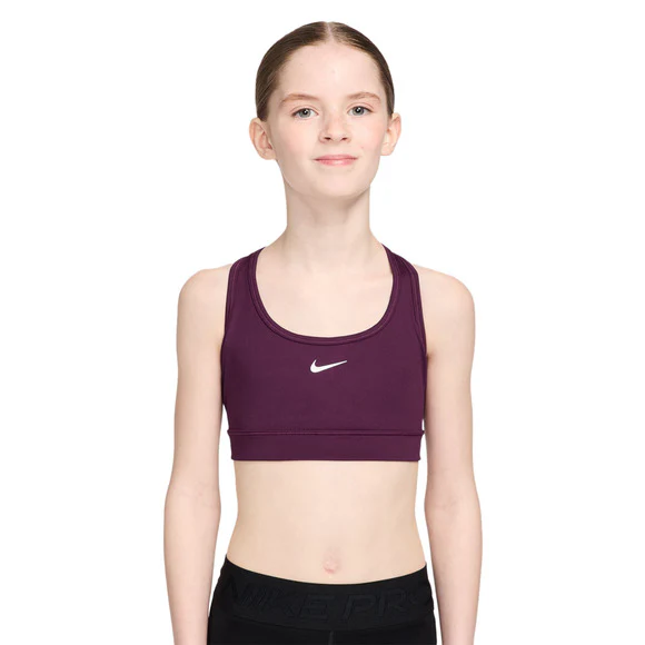 Nike Girls' Swoosh Sports Bra - Image 5