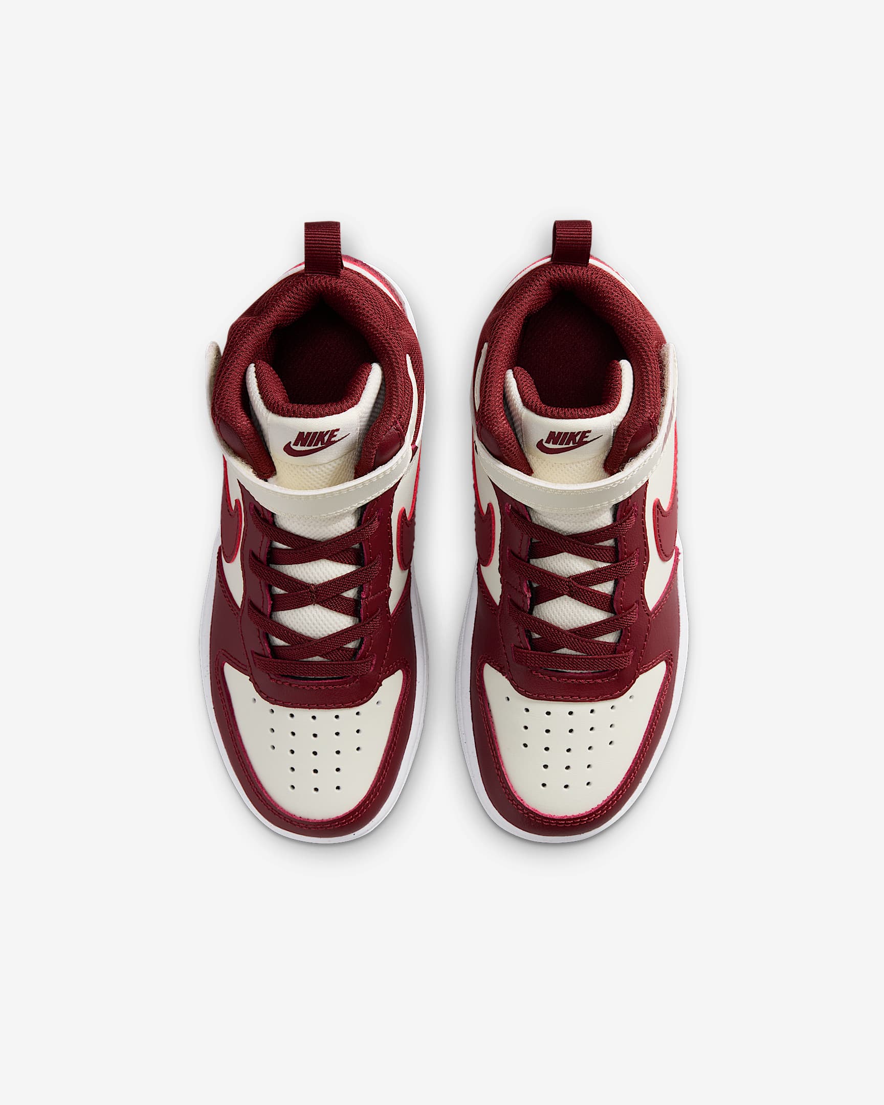 Nike Little Kids' Court Borough Mid 2 Shoes - Image 3