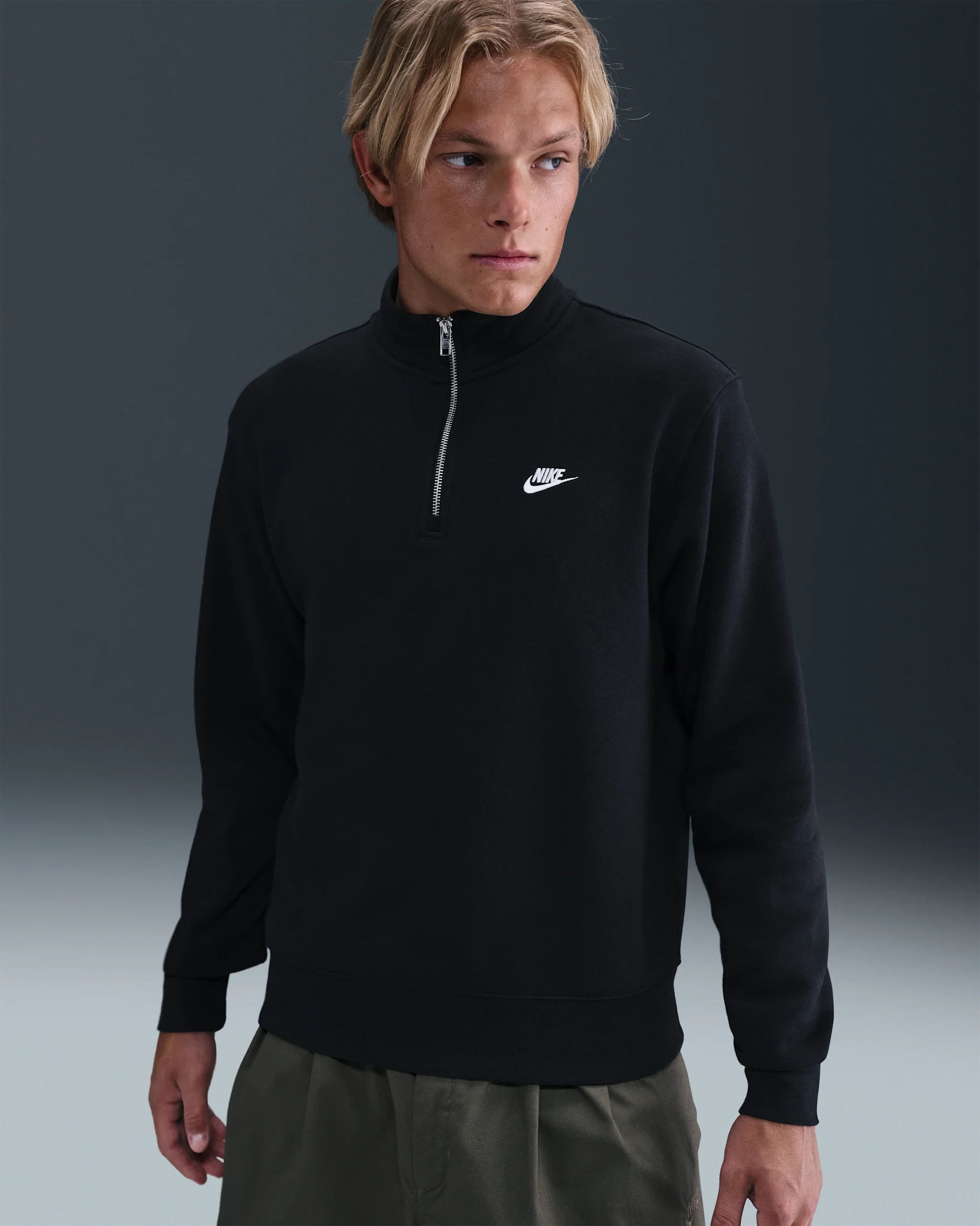 Nike Men's Sportswear Club 1/2-Zip Fleece Top