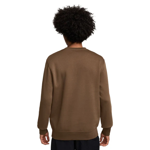 Nike Men's Sportswear Club Graphic Fleece Crew - Image 2