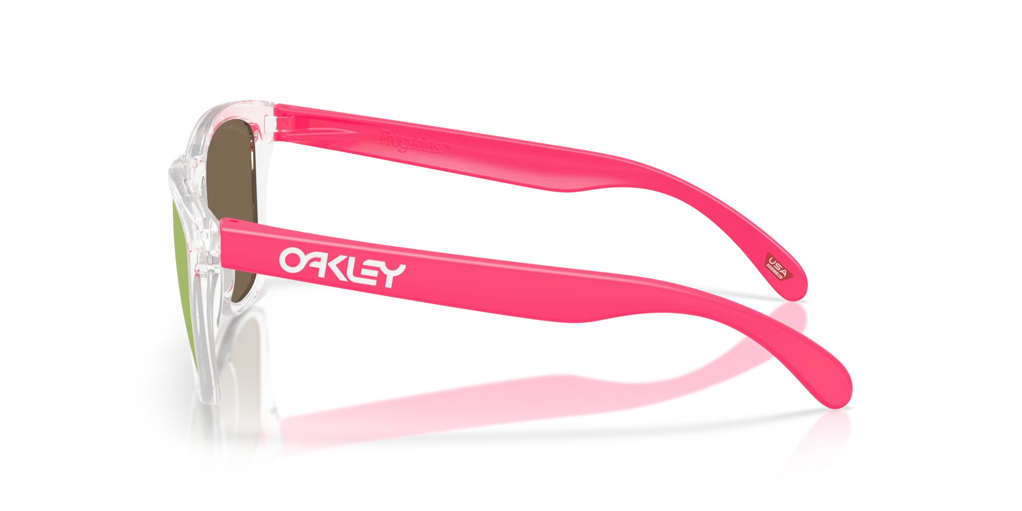 Oakley Frogskins Neon Pop Collection Prizm Sunglasses - Image 3