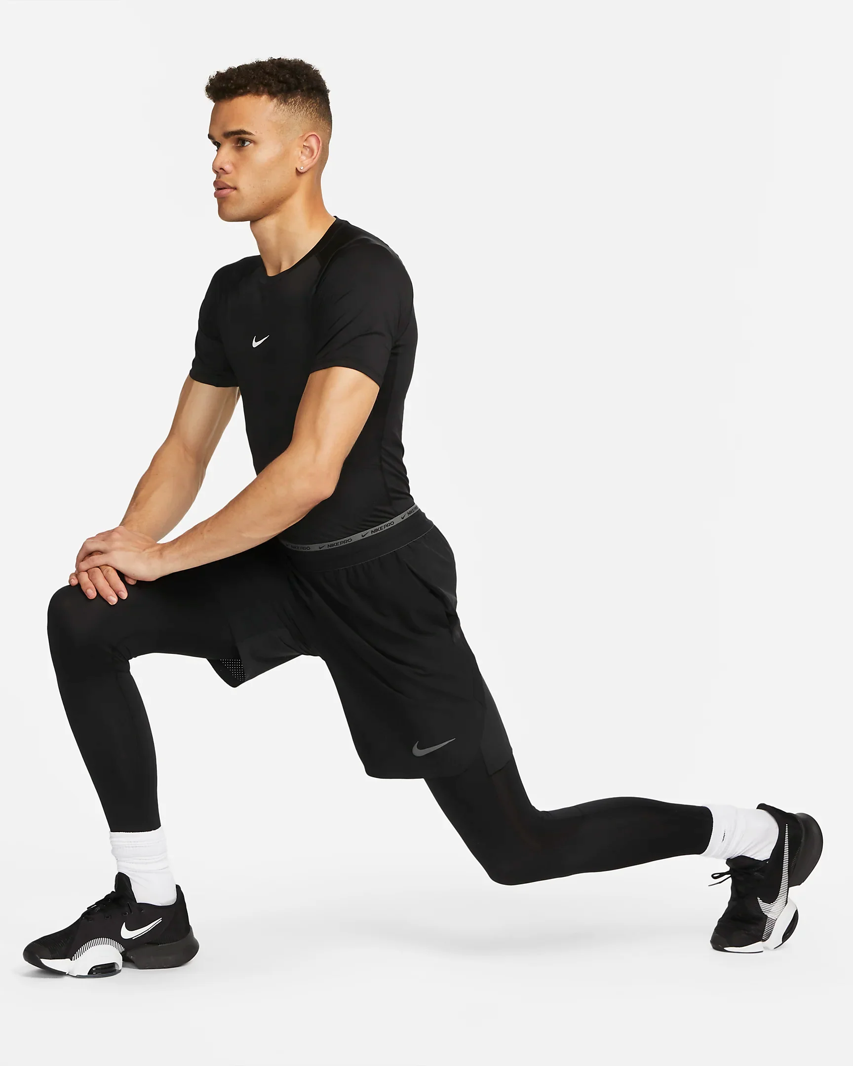 Men's Pro Dri-FIT Tight Short-Sleeve Fitness Top - Image 3