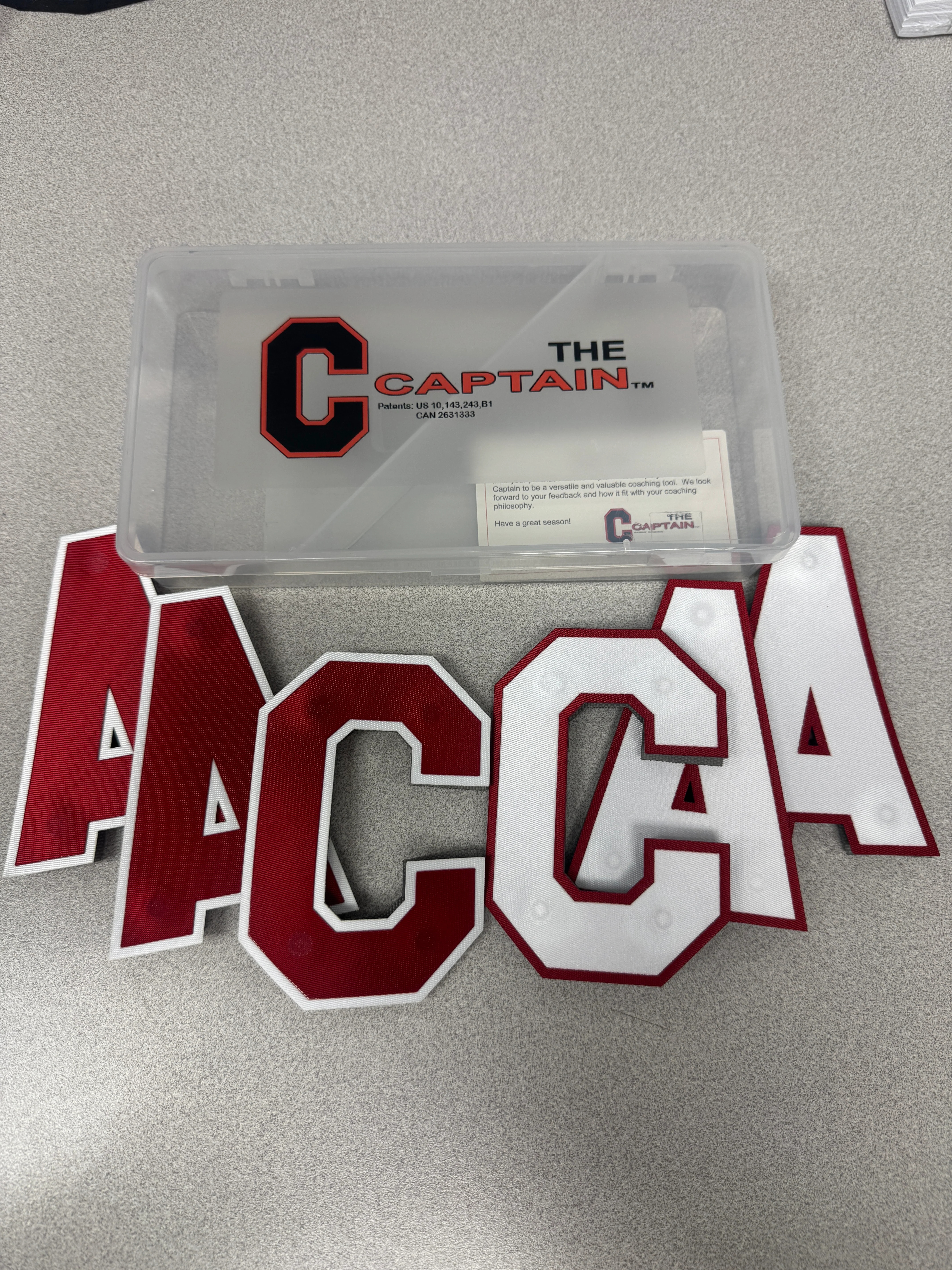 Removable Captain Letters- Multi Pack - Image 3