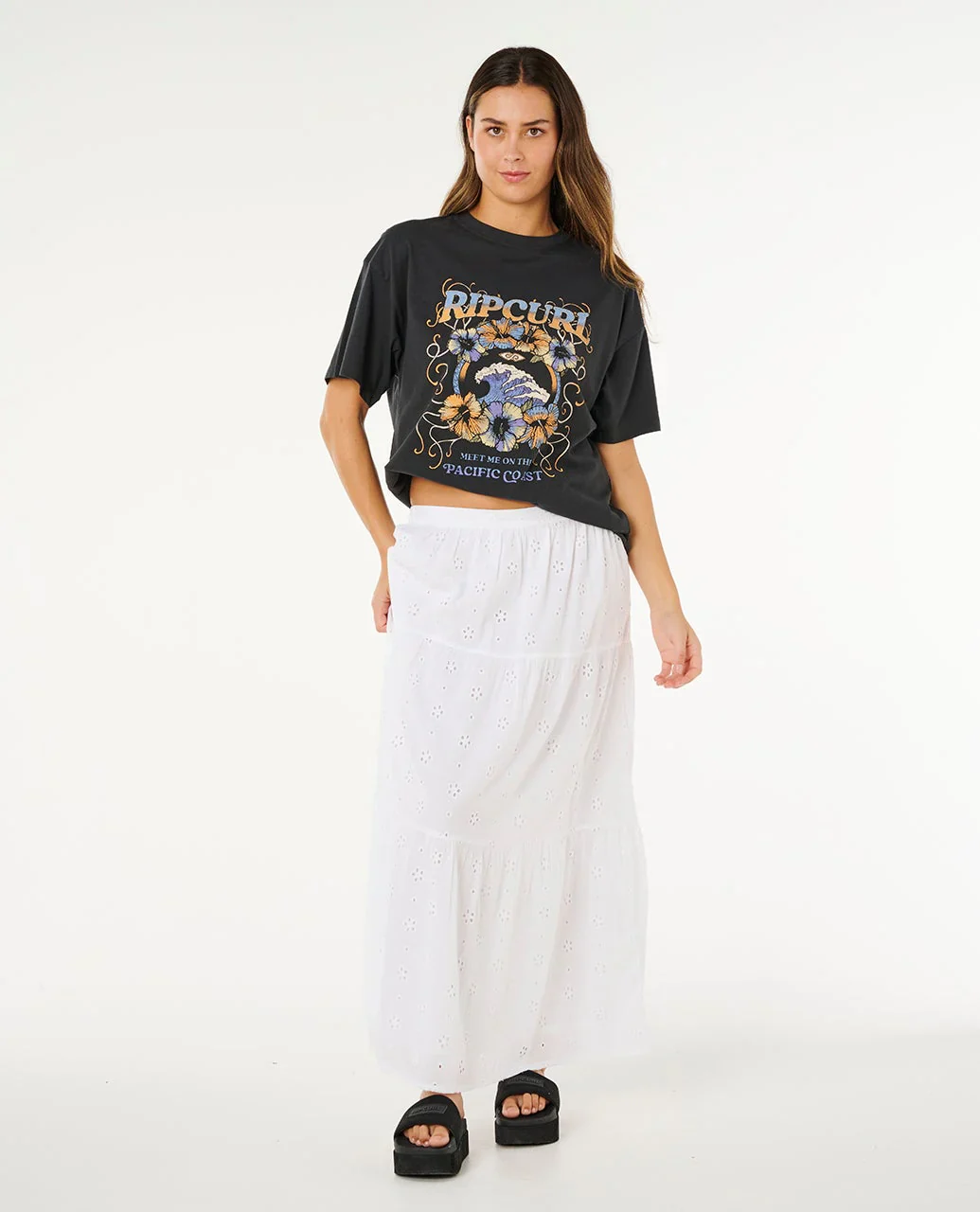 Ripcurl Women's Pacific Coast Heritage Tee - Image 4