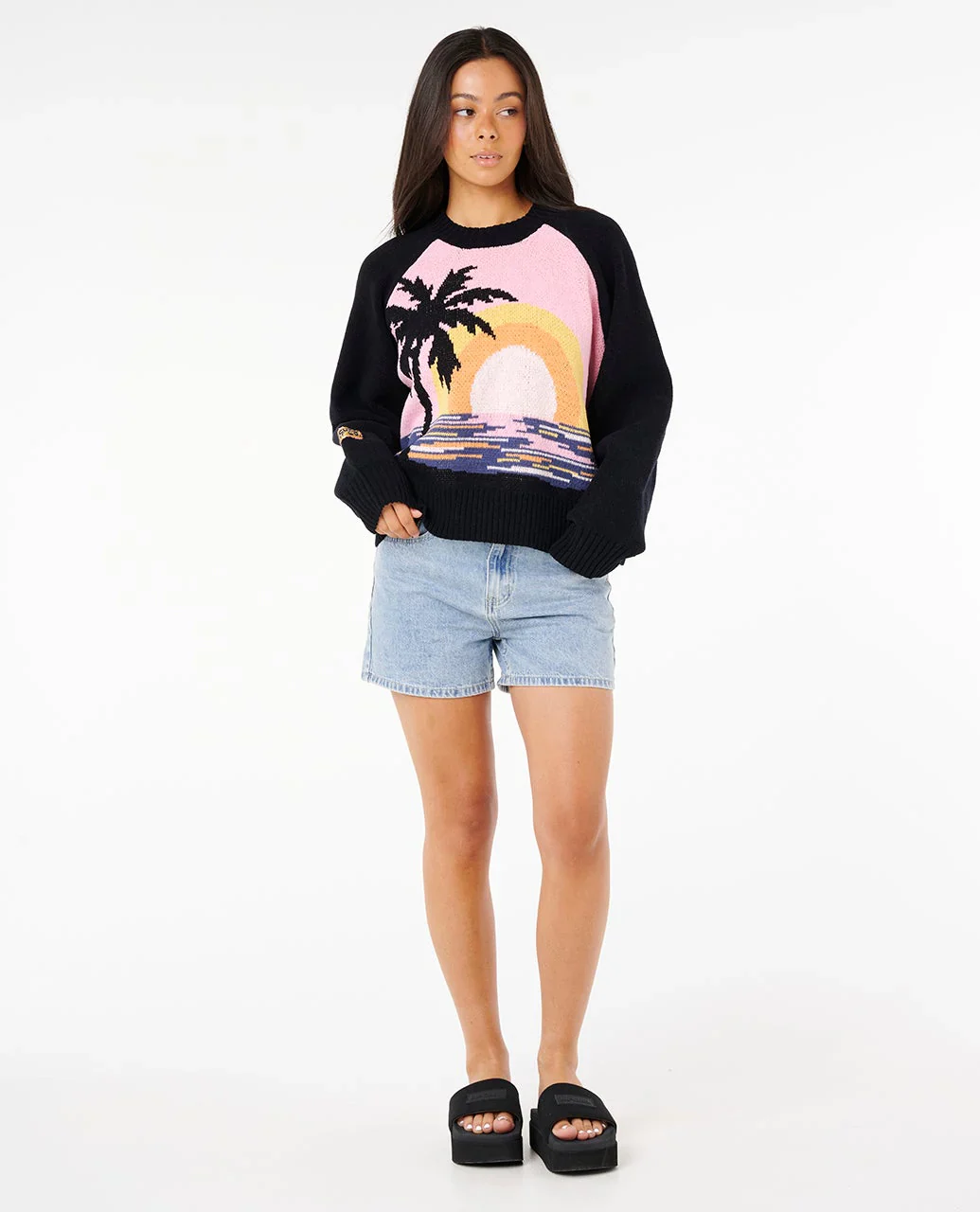 Ripcurl Women's Paradise Knit Crew Fleece - Image 4