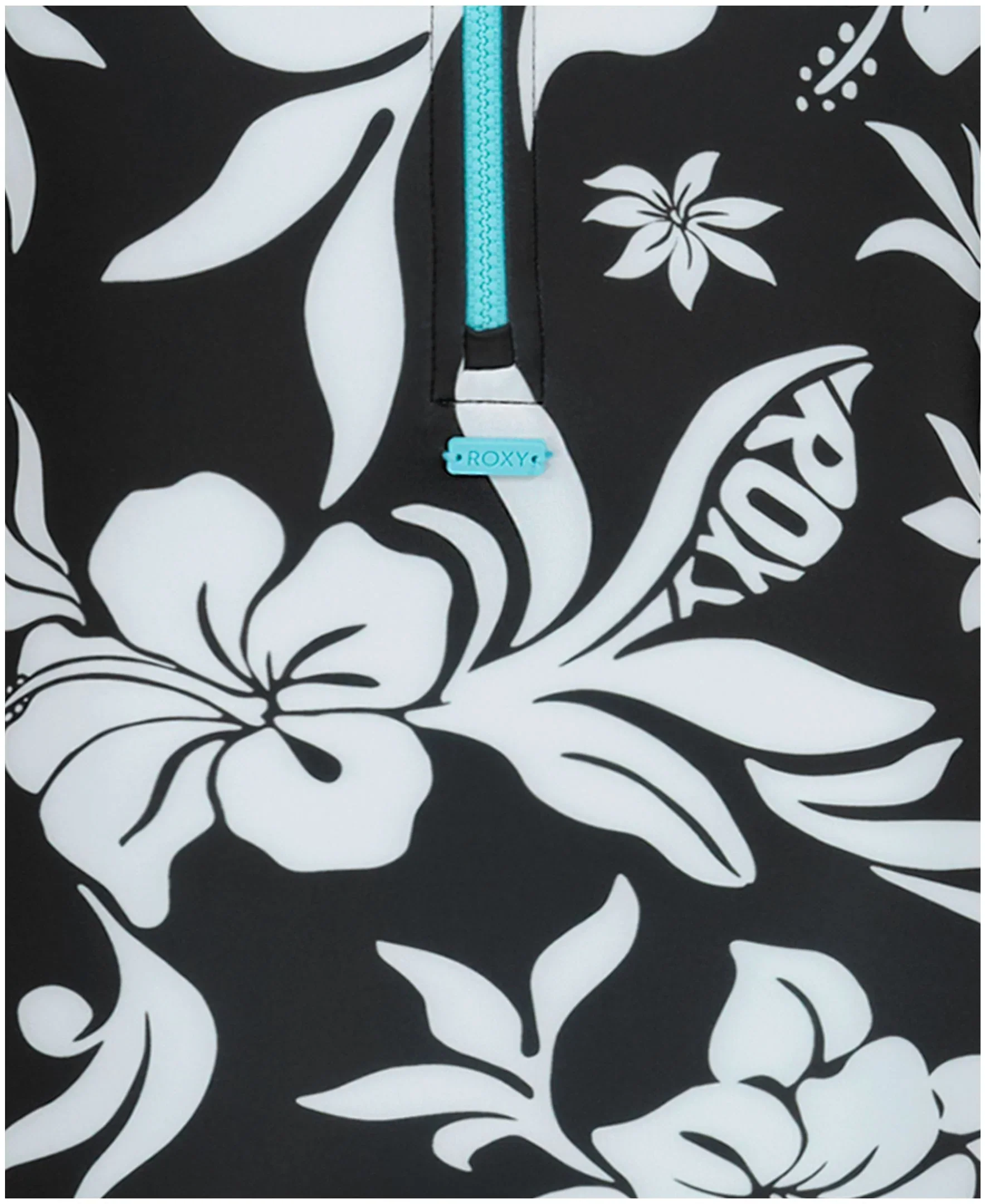 Roxy Girls' Oversized Floral Onesie Swimsuit - Image 4
