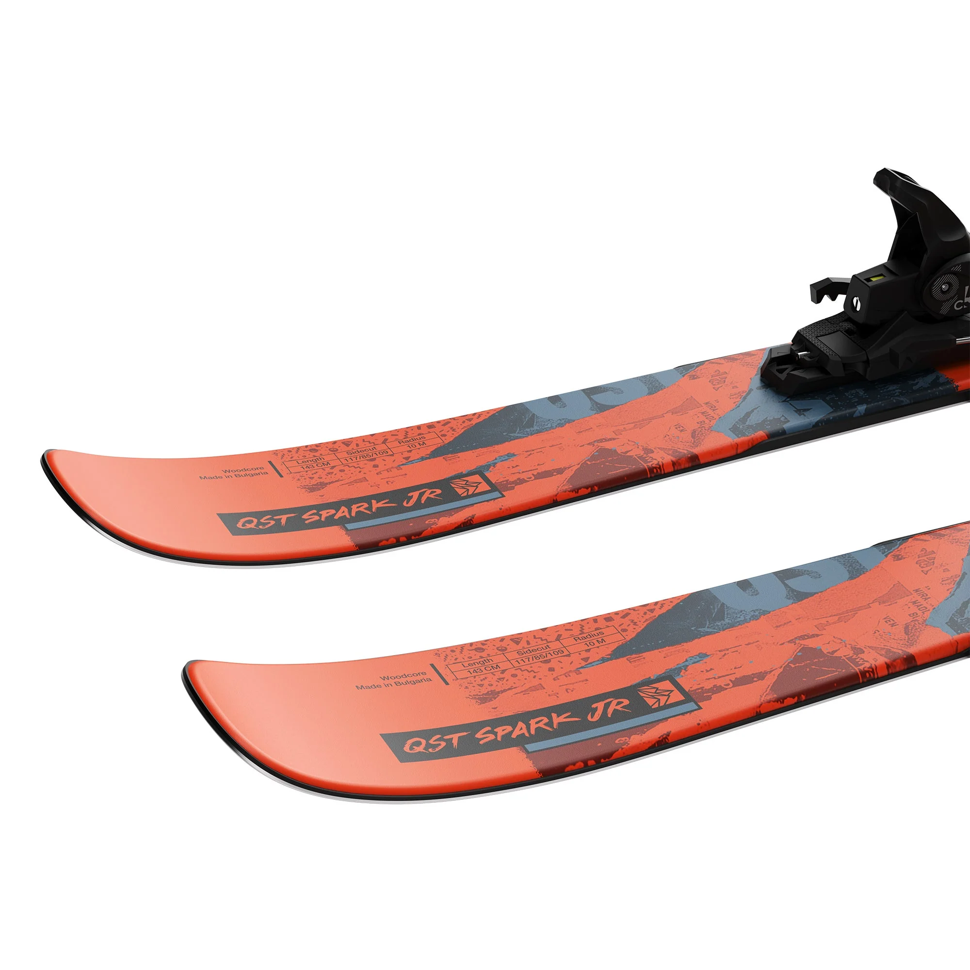 Salomon QST Spark Jr S + C5 Ski Set - Image 4