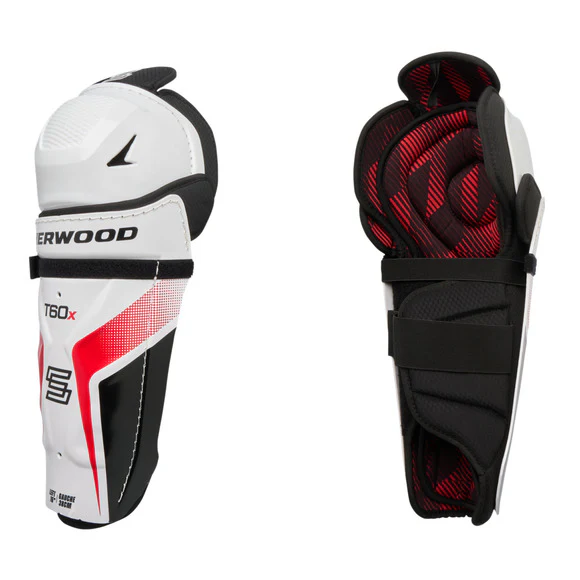 Sherwood T60X Senior Hockey Shin Guards - Image 2