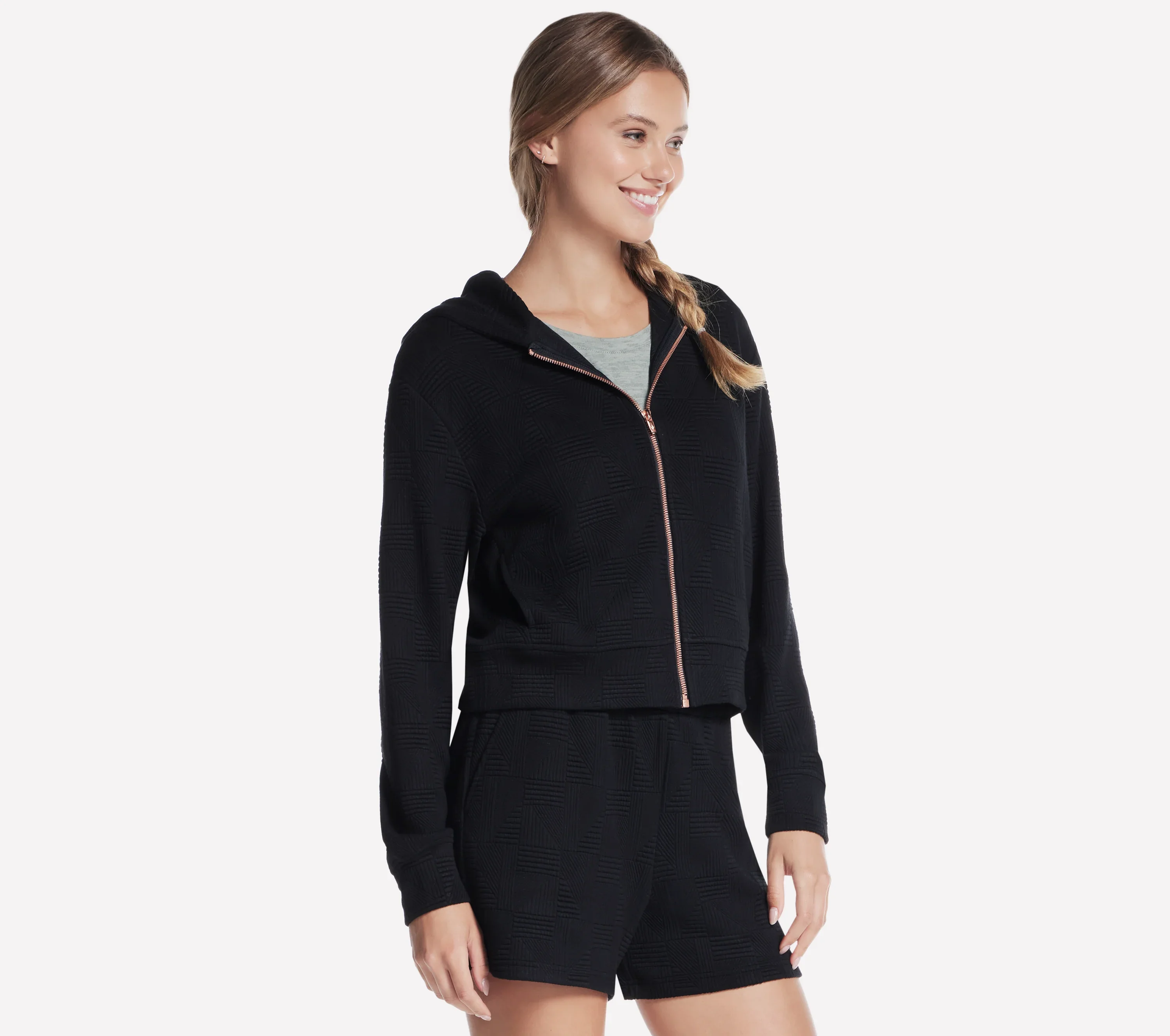 Skechers Women's GO WALK Everywhere Diamond Full Zip Jacket - Image 4
