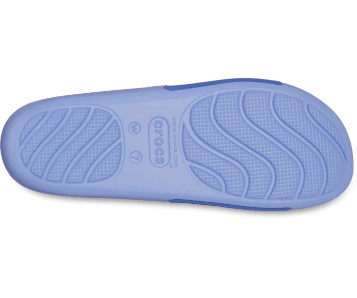 Crocs Splash Glossy Slide Women's Sandal- Moon Jelly - Image 4