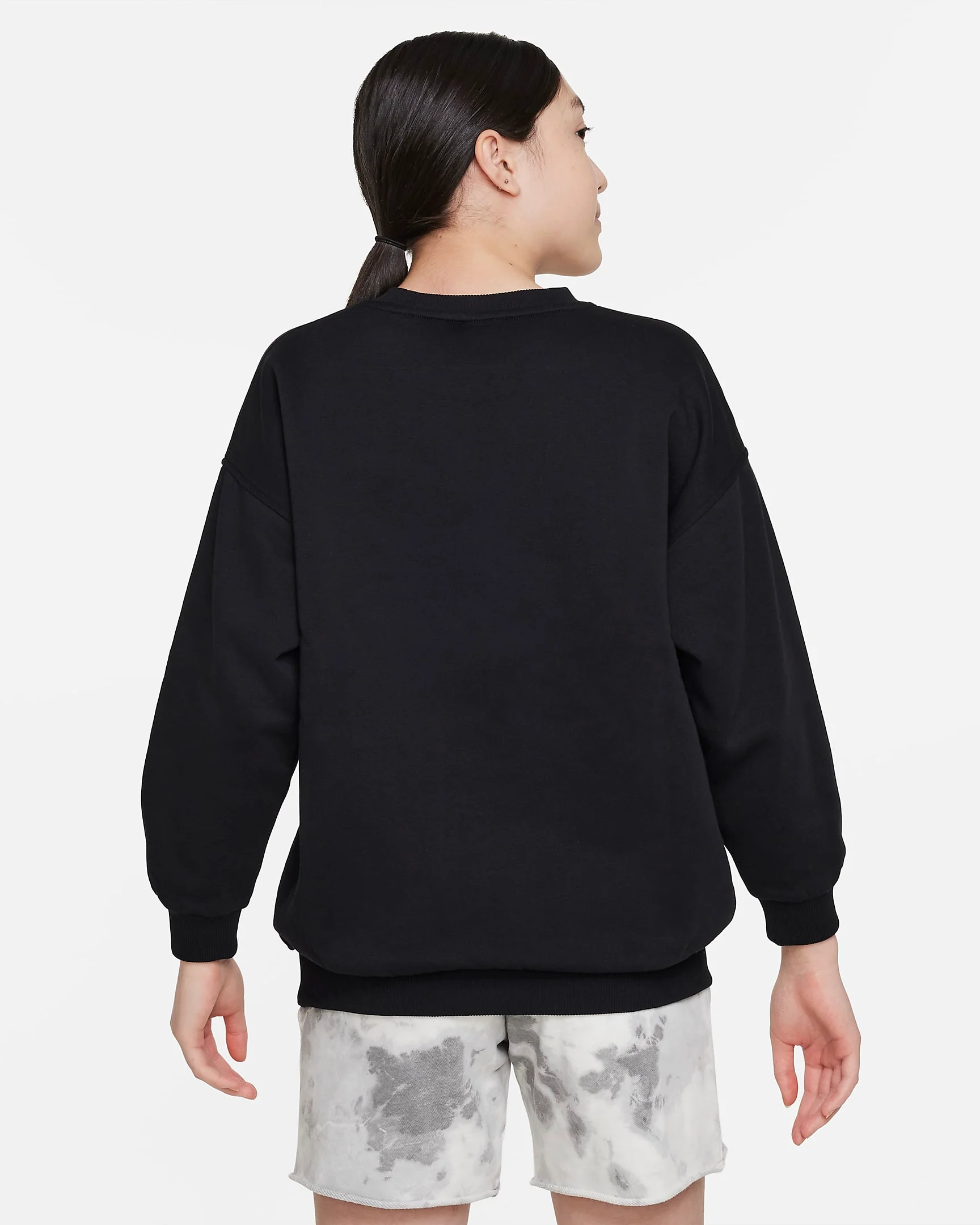 Sportswear Club Fleece Girls Oversized Sweater - Image 2