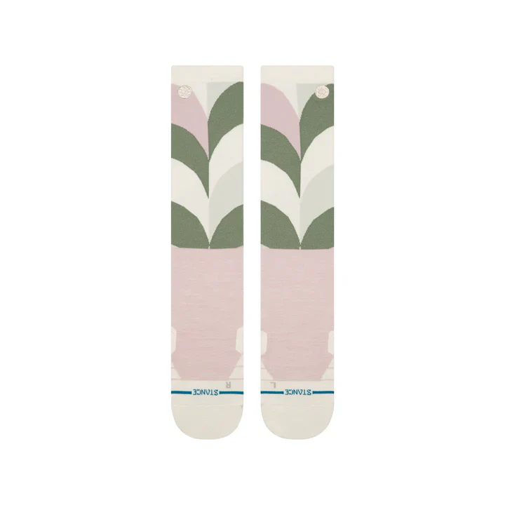 Stance Women's Geo Petals Wool Snow OTC Socks - Image 2