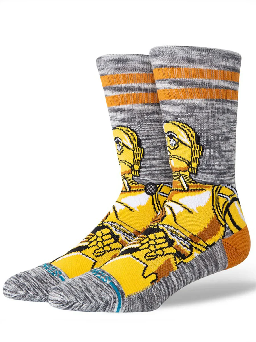 Star Wars X Stance C3PO Crew Socks