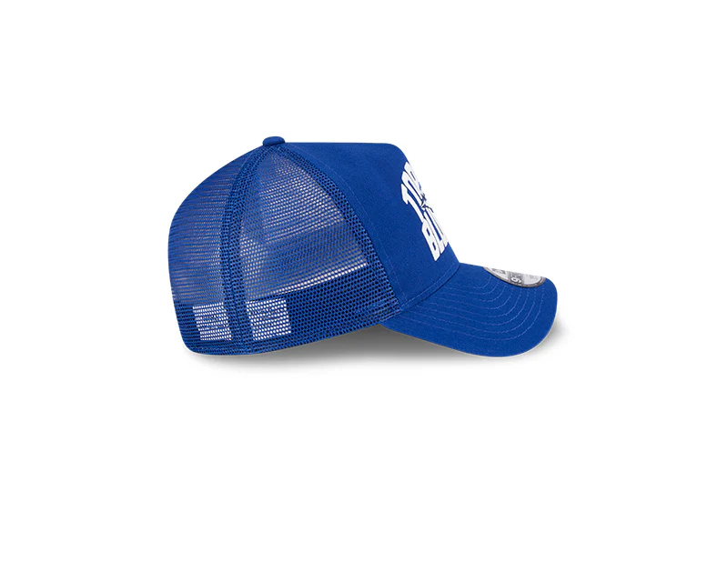 Toronto Blue Jays Kids Chalk 9FORTY A-Frame Trucker Hat - Image 5