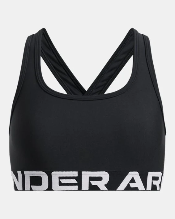 Under Armour Girls' UA Crossback Sports Bra - Image 4